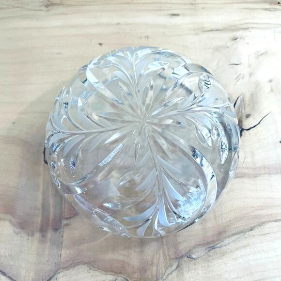 Antiq ABP American Brilliant Cut Glass Bowl Thistle Flower Starburst 1910 - Picture 5 of 14